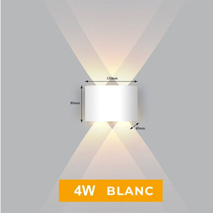 Lampe de chevet Murale Diamant  LampesDeChevet 4W Blanc 