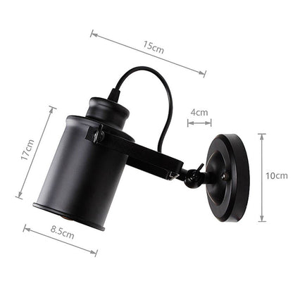Lampe de chevet Murale Industrielle Vintage