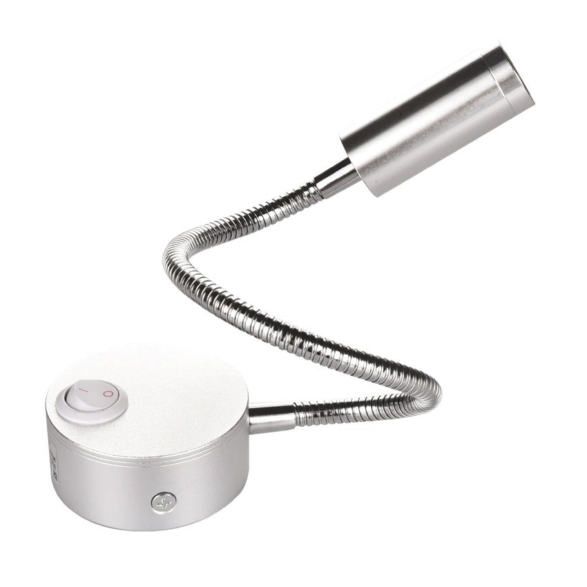Lampe de chevet Murale LED Directionnelle  LampesDeChevet Argent  