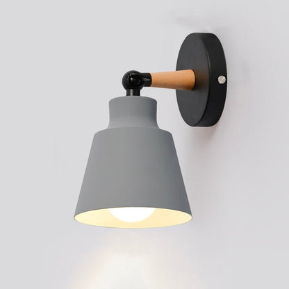 Lampe de chevet Murale Métal Scandinave  LampesDeChevet Gris Sans 