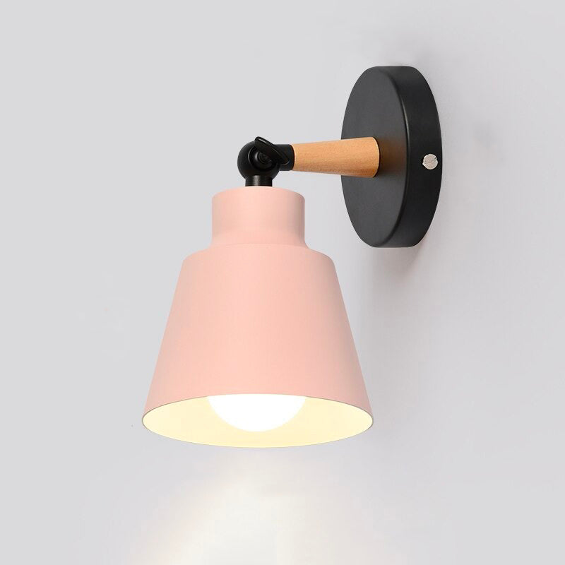 Lampe de chevet Murale Métal Scandinave  LampesDeChevet Rose Sans 