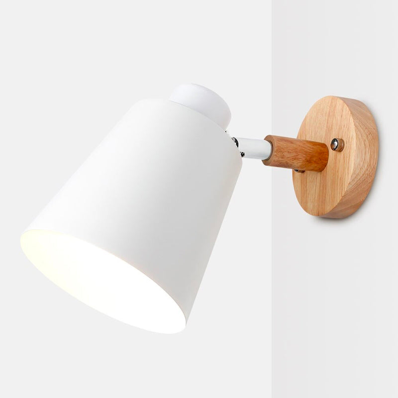 Lampe de chevet Murale Moderne Bois  LampesDeChevet Blanc  