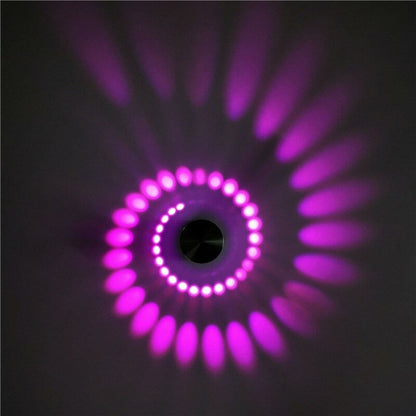 Lampe de chevet Murale Spirale  LampesDeChevet Violet  