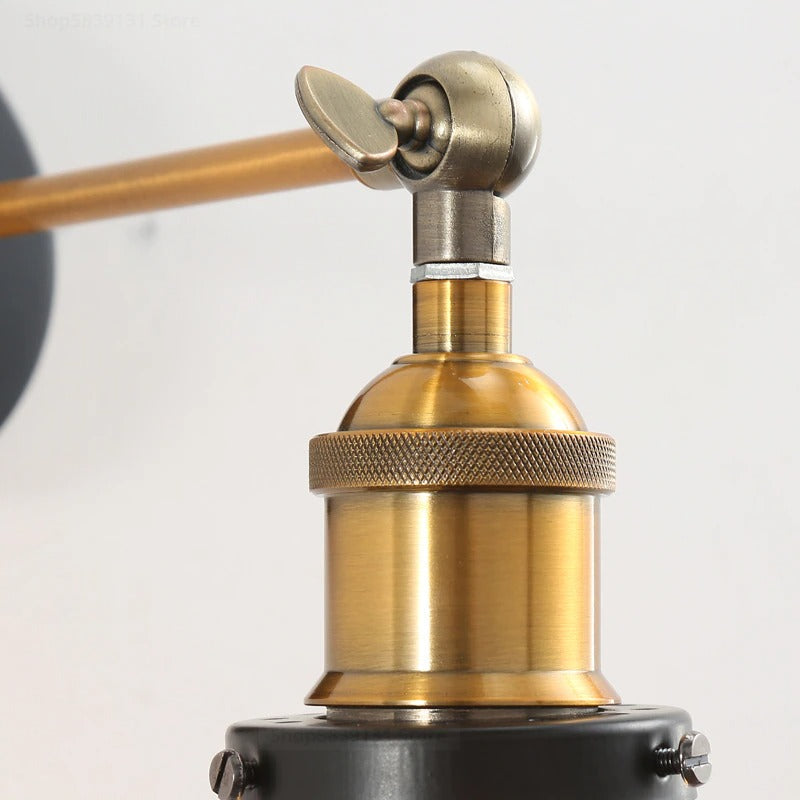 Lampe de chevet Murale Vintage en Verre