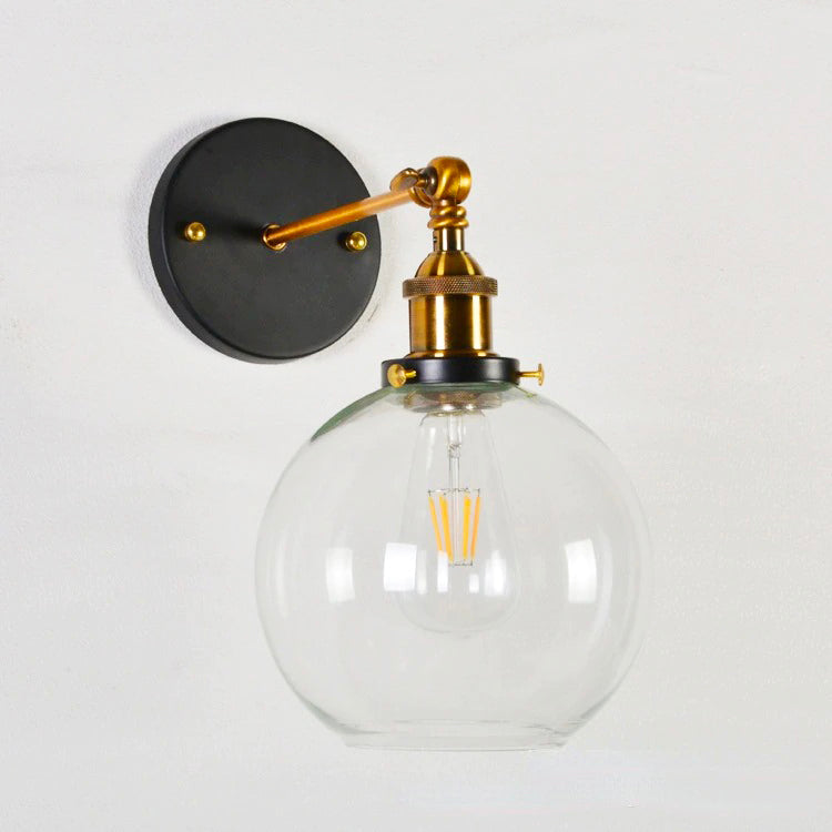 Lampe de chevet Murale Vintage en Verre  LampesDeChevet Boule  