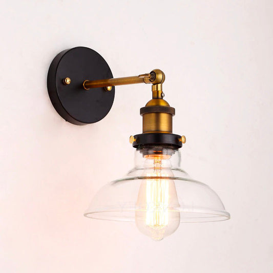 Lampe de chevet Murale Vintage en Verre  LampesDeChevet Vase  
