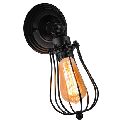 Lampe de chevet Murale Vintage Industrielle  LampesDeChevet Noir  