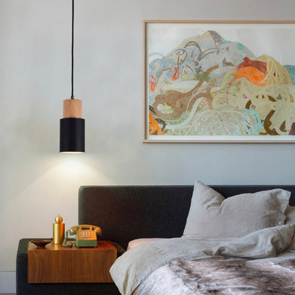 Lampe de chevet Suspendue Bois