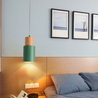 Lampe de chevet Suspendue Bois