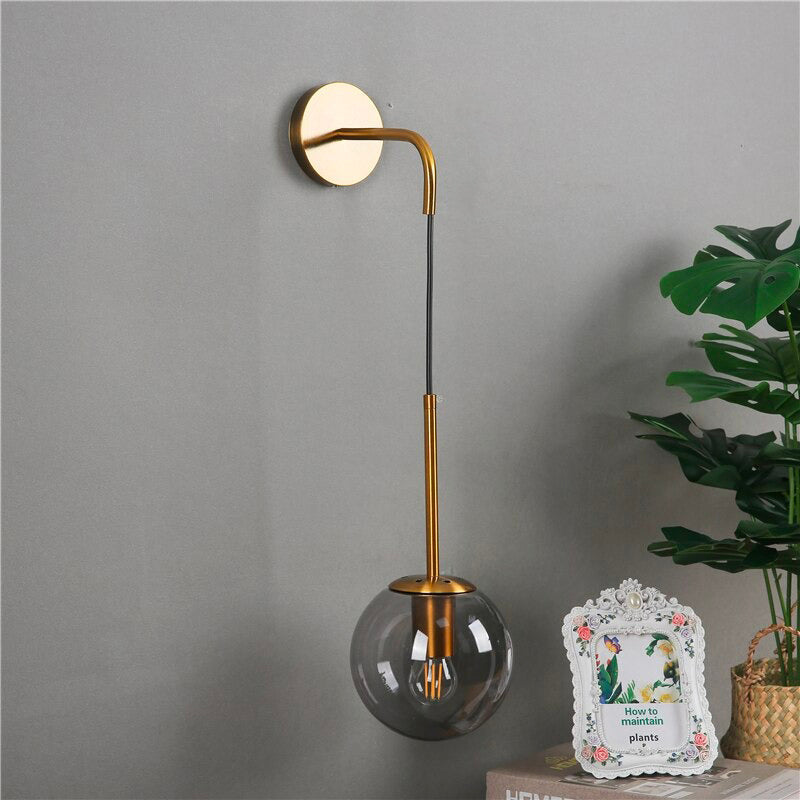 Lampe de chevet Suspendue Murale en Verre