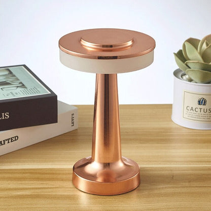 Lampe de chevet Tactile LED Soucoupe  LampesDeChevet Rose Gold  