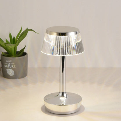 Lampe de chevet Tactile Vintage LED  LampesDeChevet Argent  
