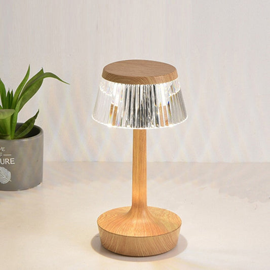 Lampe de chevet Tactile Vintage LED  LampesDeChevet Bois Clair  