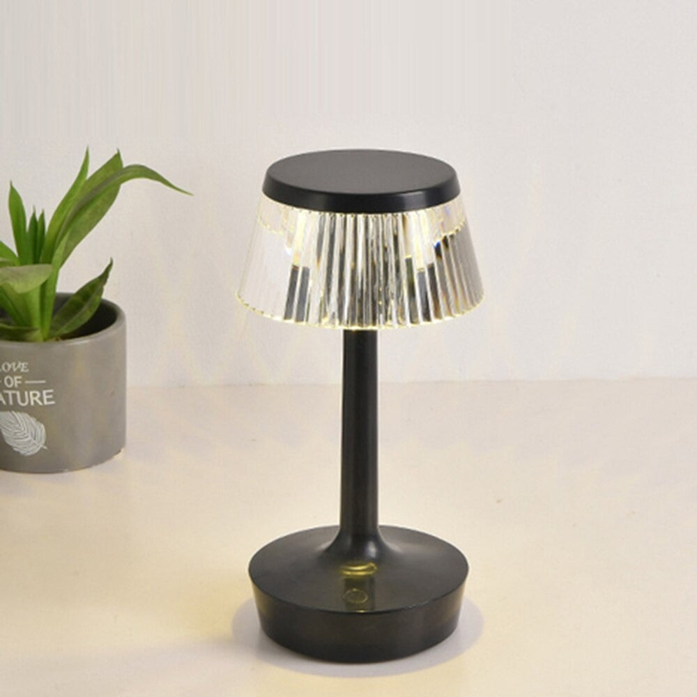 Lampe de chevet Tactile Vintage LED  LampesDeChevet Noir  