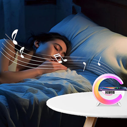 Lampe de chevet design et multifonctionnelle en forme de G