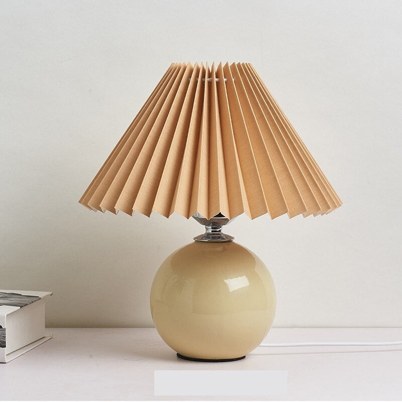 Lampe de chevet Vintage Céramique  LampesDeChevet Caramel Beige 