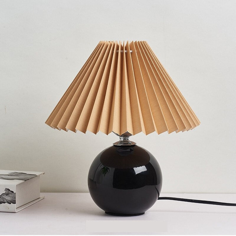 Lampe de chevet Vintage Céramique  LampesDeChevet Caramel Noir 