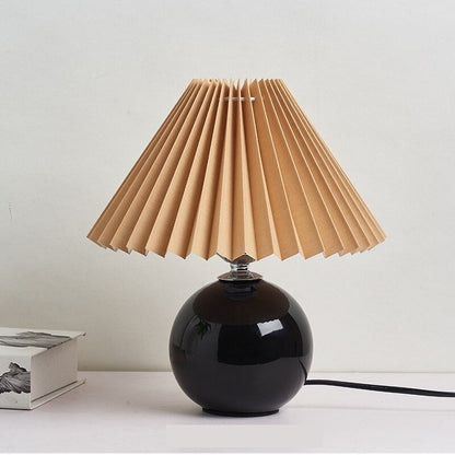 Lampe de chevet Vintage Céramique  LampesDeChevet Caramel Noir 