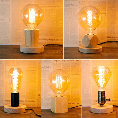 Lampe de chevet Vintage Edison