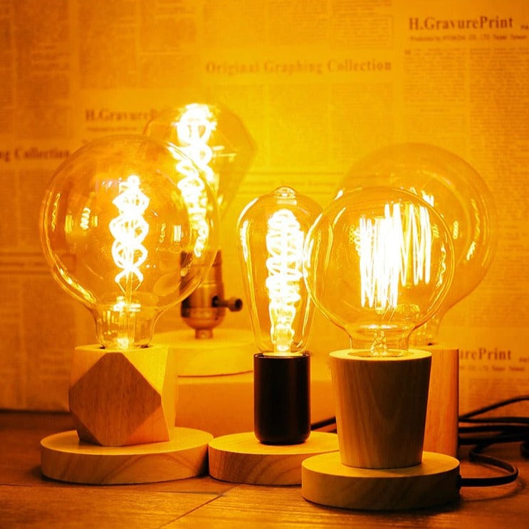 Lampe de chevet Vintage Edison  LampesDeChevet Bronze  