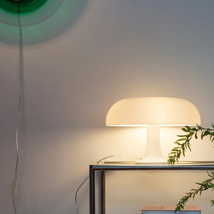 Lampe de chevet Vintage en forme de Champignon  LampesDeChevet Blanc  
