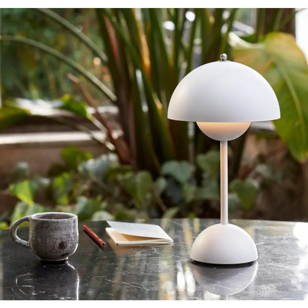 Lampe de Table Minimaliste & Unique - Blanc