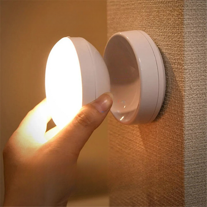 Lampe Détecteur de Mouvement Murale et Rotative de Style Veilleuse