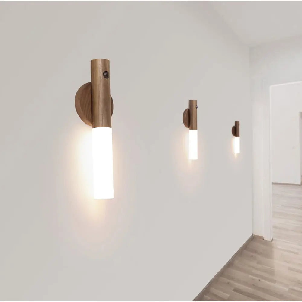 Lampe Détecteur de Mouvement Portable et Murale en Forme de Bougie