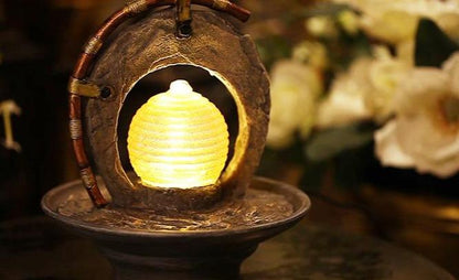 Lampe fontaine zen