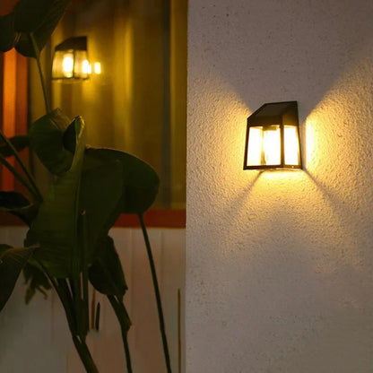 Lampe Murale Extérieure à Énergie Solaire de Style Lanterne
