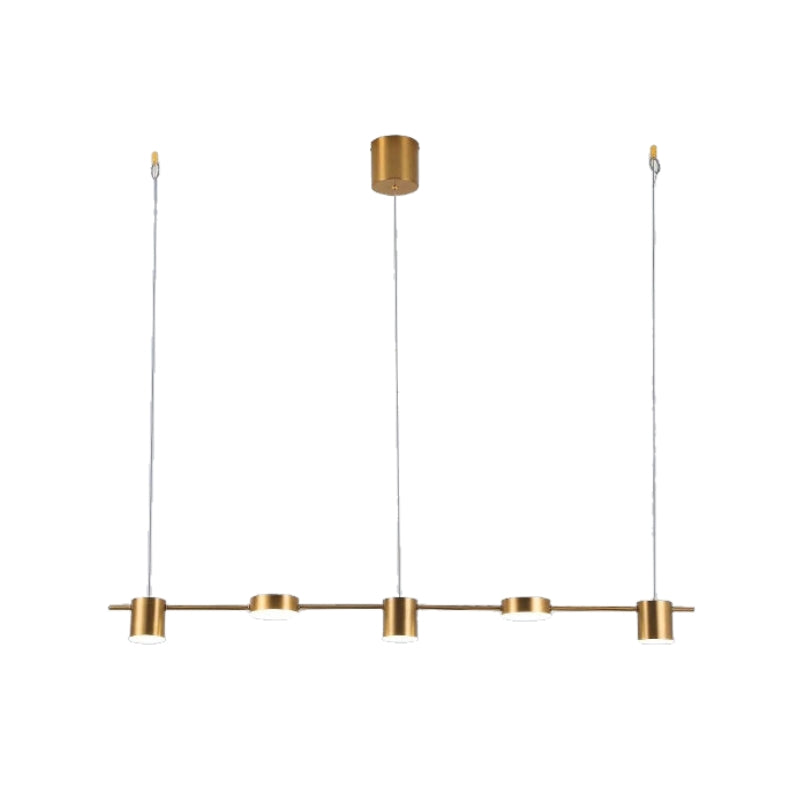 Lampe Suspendue LED Dorée et Luxueuse
