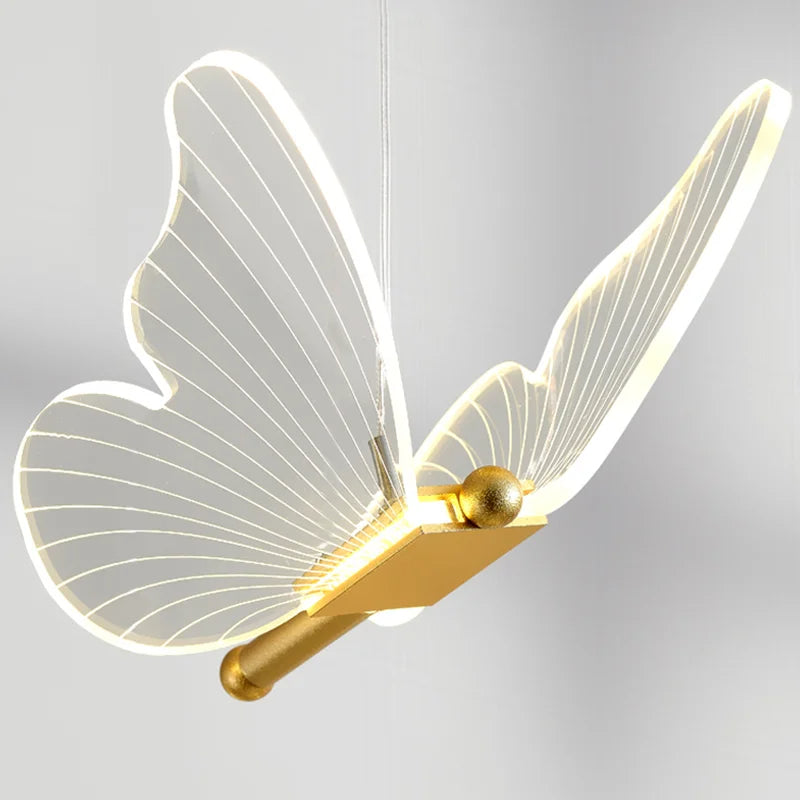 Lampe Suspendue LED en Forme de Papillon