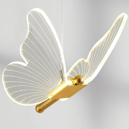 Lampe Suspendue LED en Forme de Papillon
