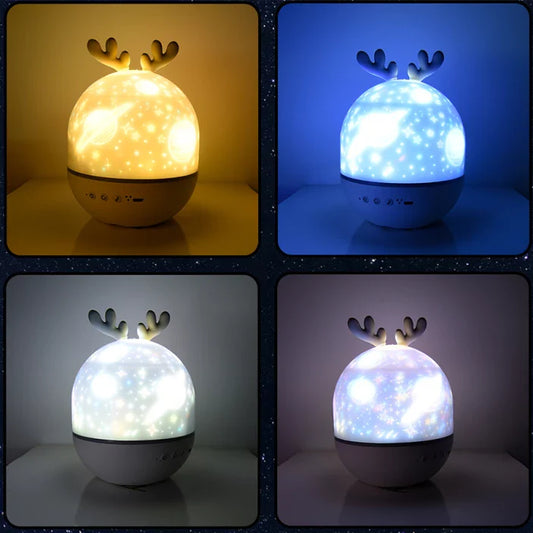 Lampe de chevet USB Projecteur Cerf