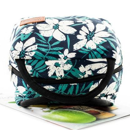 Sac Isotherme Repas Fleurs Blanches