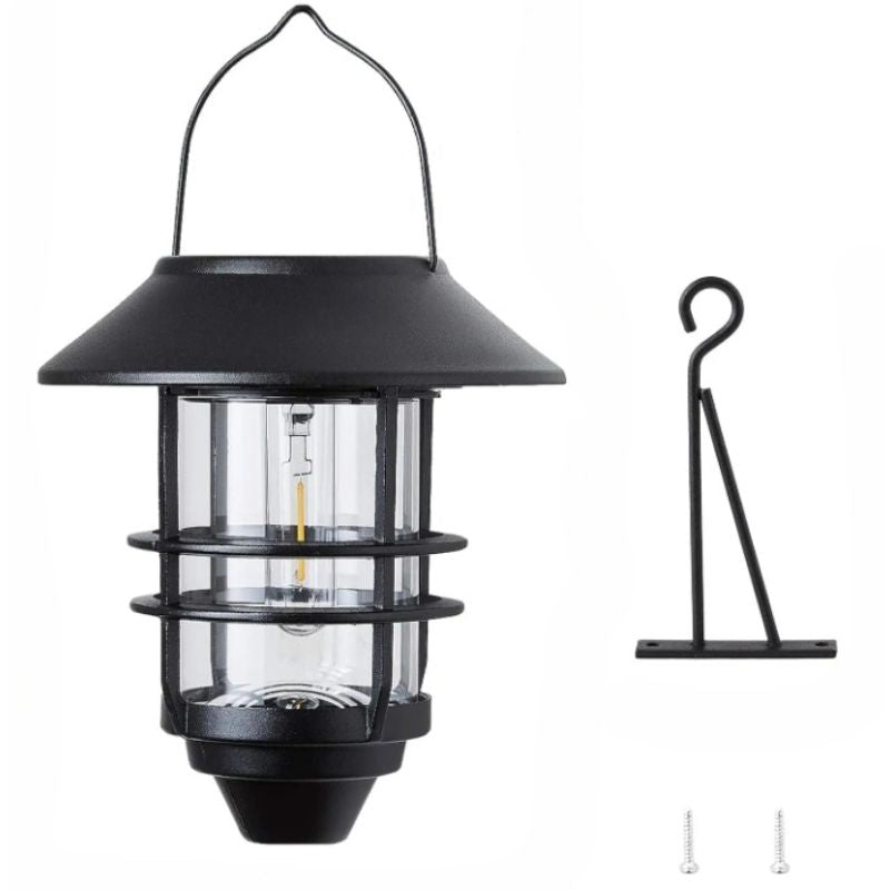 Lanterne Solaire Extérieur LED avec Fixation Murale