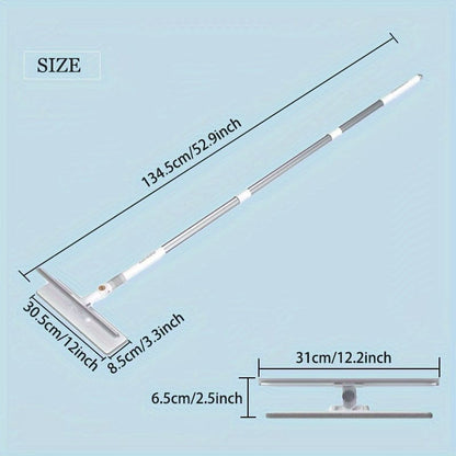 Lave-Glace Extensible 2 en 1 pour Vitres, Balai Rotatif et Raclette, Essuie-Vitre, Grattoir Pare-Brise Voiture 1pc