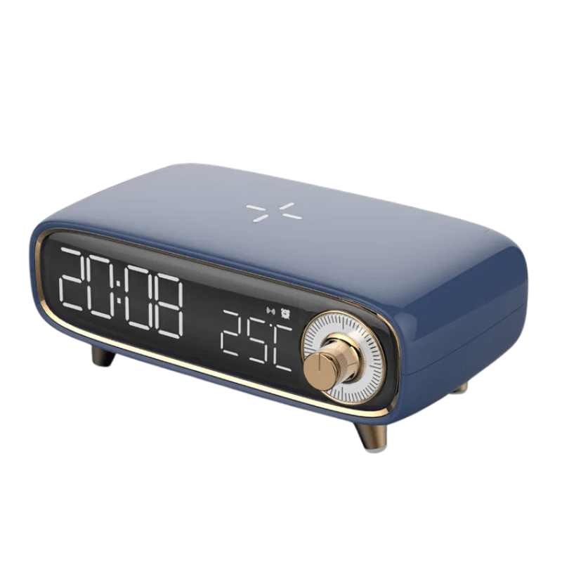LeBonRéveil Blue Réveil chargeur induction bluetooth