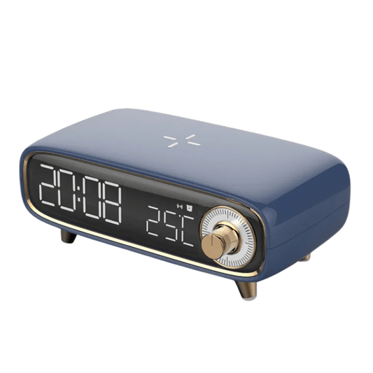 LeBonRéveil Blue Réveil chargeur induction bluetooth