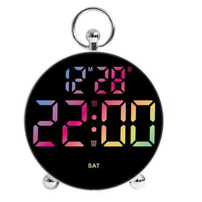 LeBonRéveil Multicolore Réveil numérique moderne