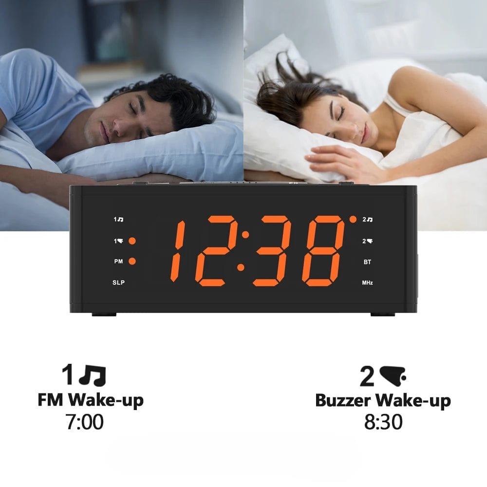 Radio réveil gros chiffres