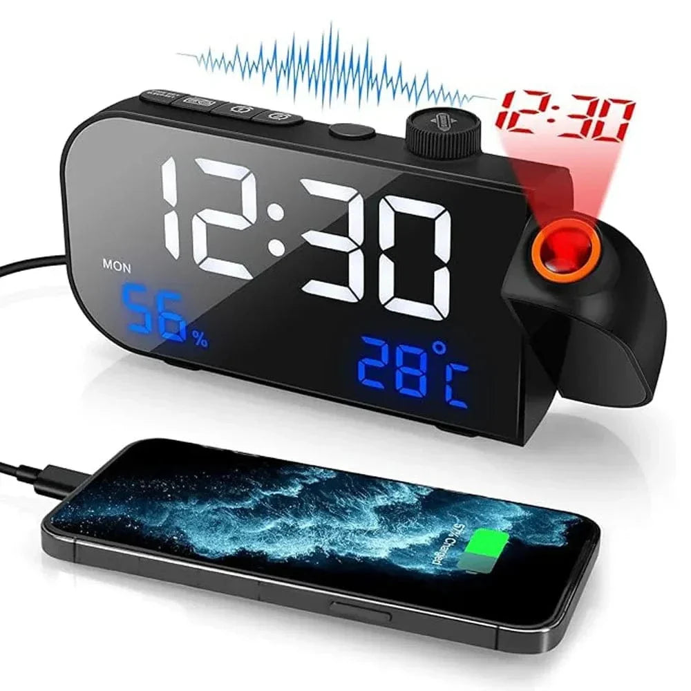 Radio reveil projecteur secteur