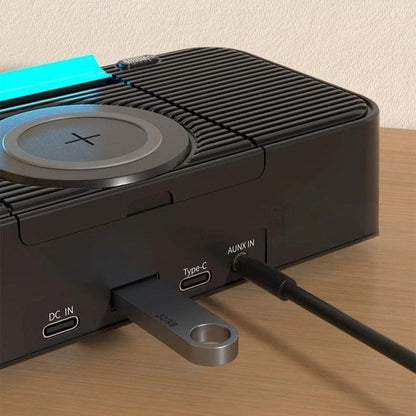 Réveil enceinte chargeur induction