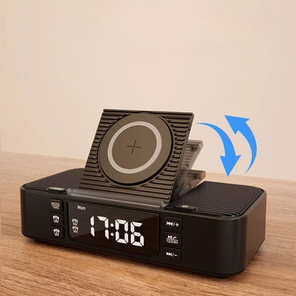 Réveil enceinte chargeur induction