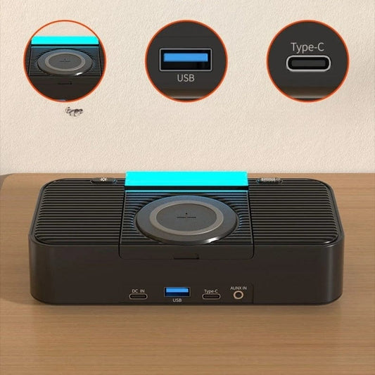Réveil enceinte chargeur induction