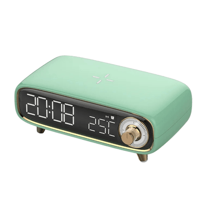 LeBonRéveil Vert Réveil chargeur induction bluetooth
