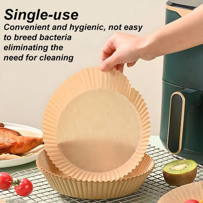 Liner jetable pour friteuse à air - Accessoire de cuisson anti-micro-ondable