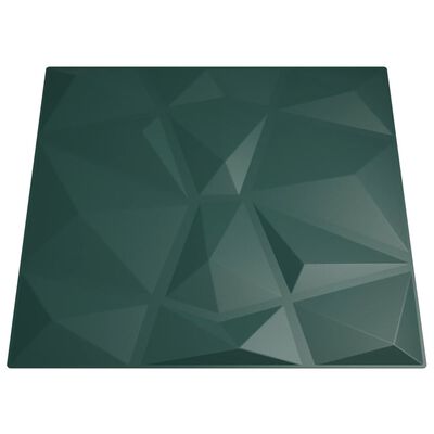 Panneau Mural Vert Effet Diamant