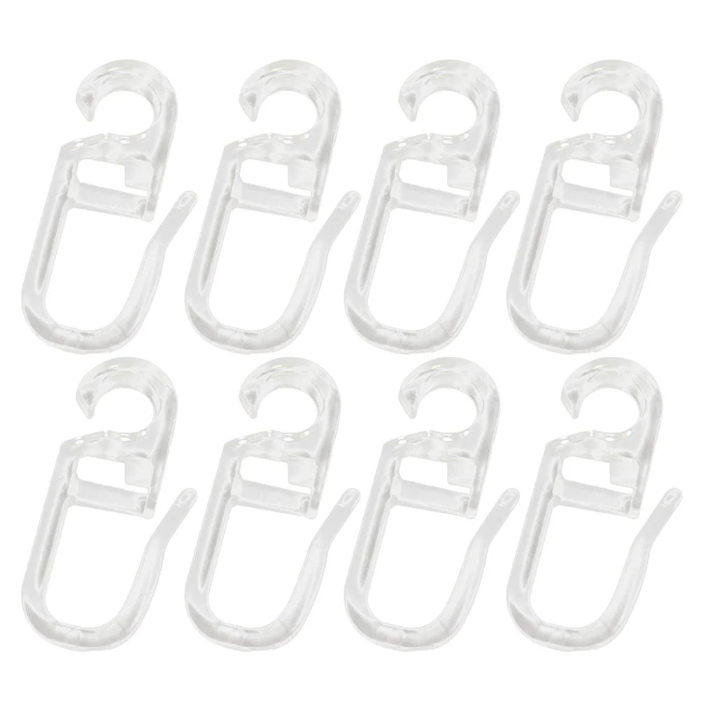 Lot de Cinquante Crochets pour Rideau en Plastique