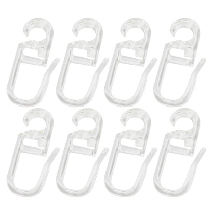 Lot de Cinquante Crochets pour Rideau en Plastique